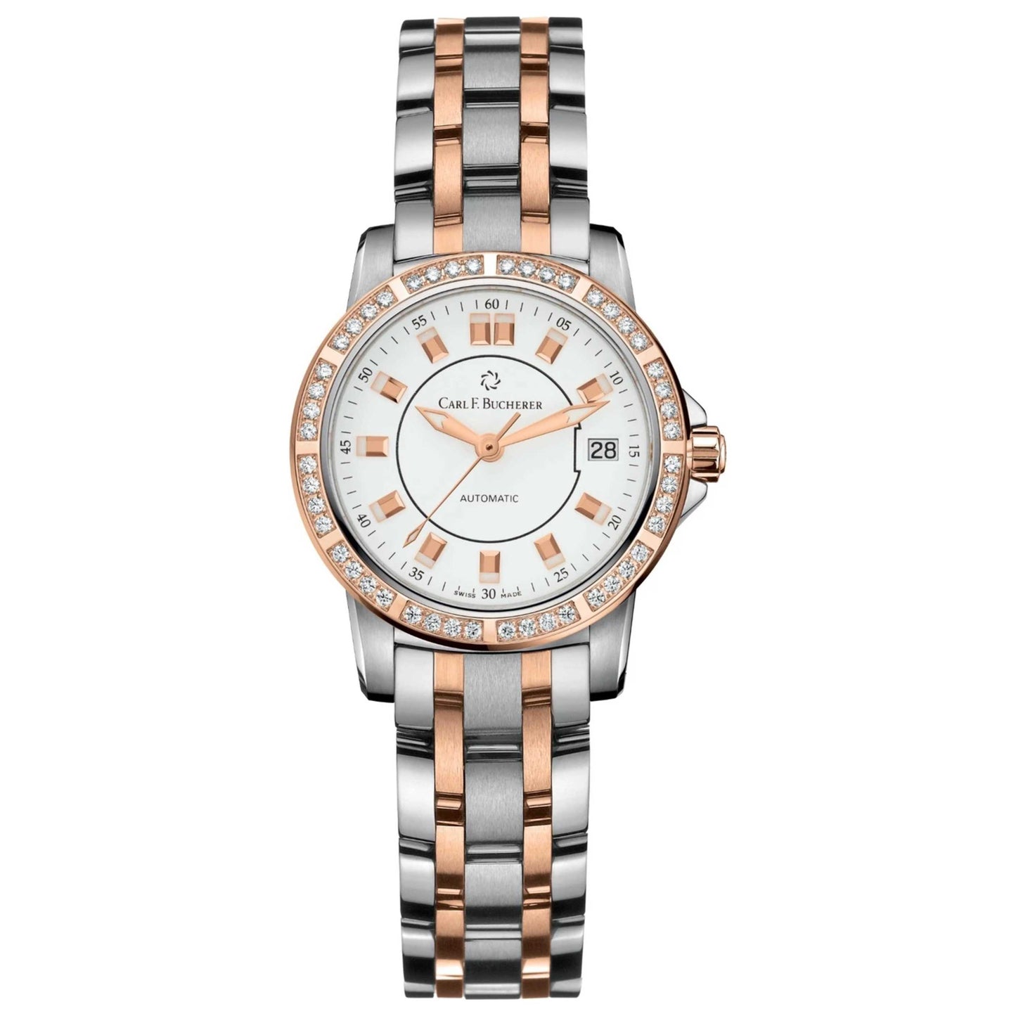Front view of Carl F. Bucherer Patravi Women's Automatic Watch 00.10621.07.23.31