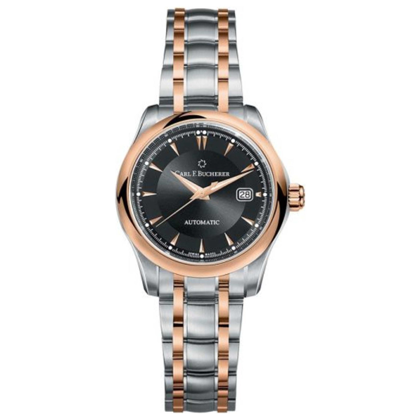 Front view of Carl F. Bucherer Patravi Women's Automatic Watch 00.10621.07.87.21