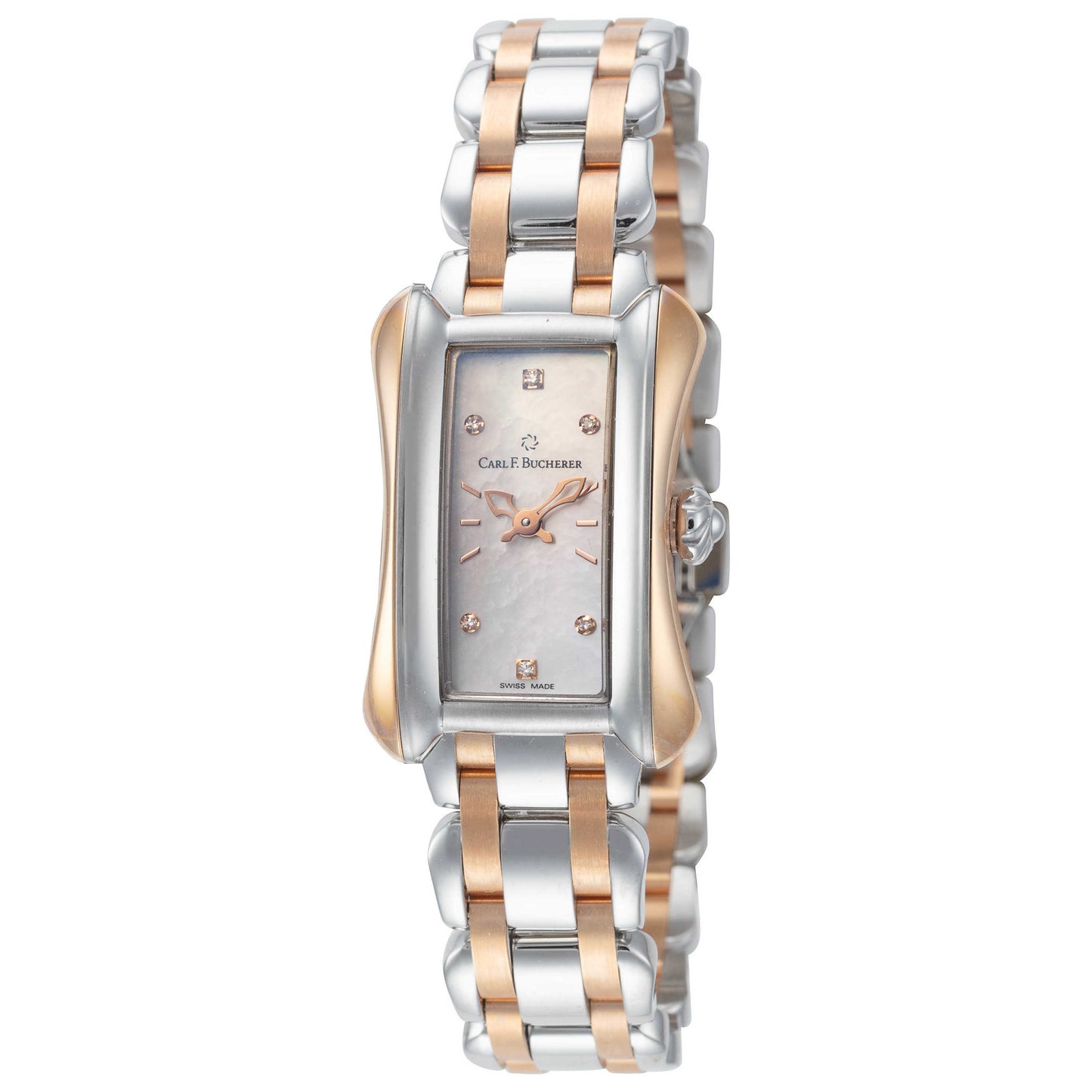 Front view of Carl F. Bucherer Alacria Princess Women's Quartz Watch 00.10703.07.77.21