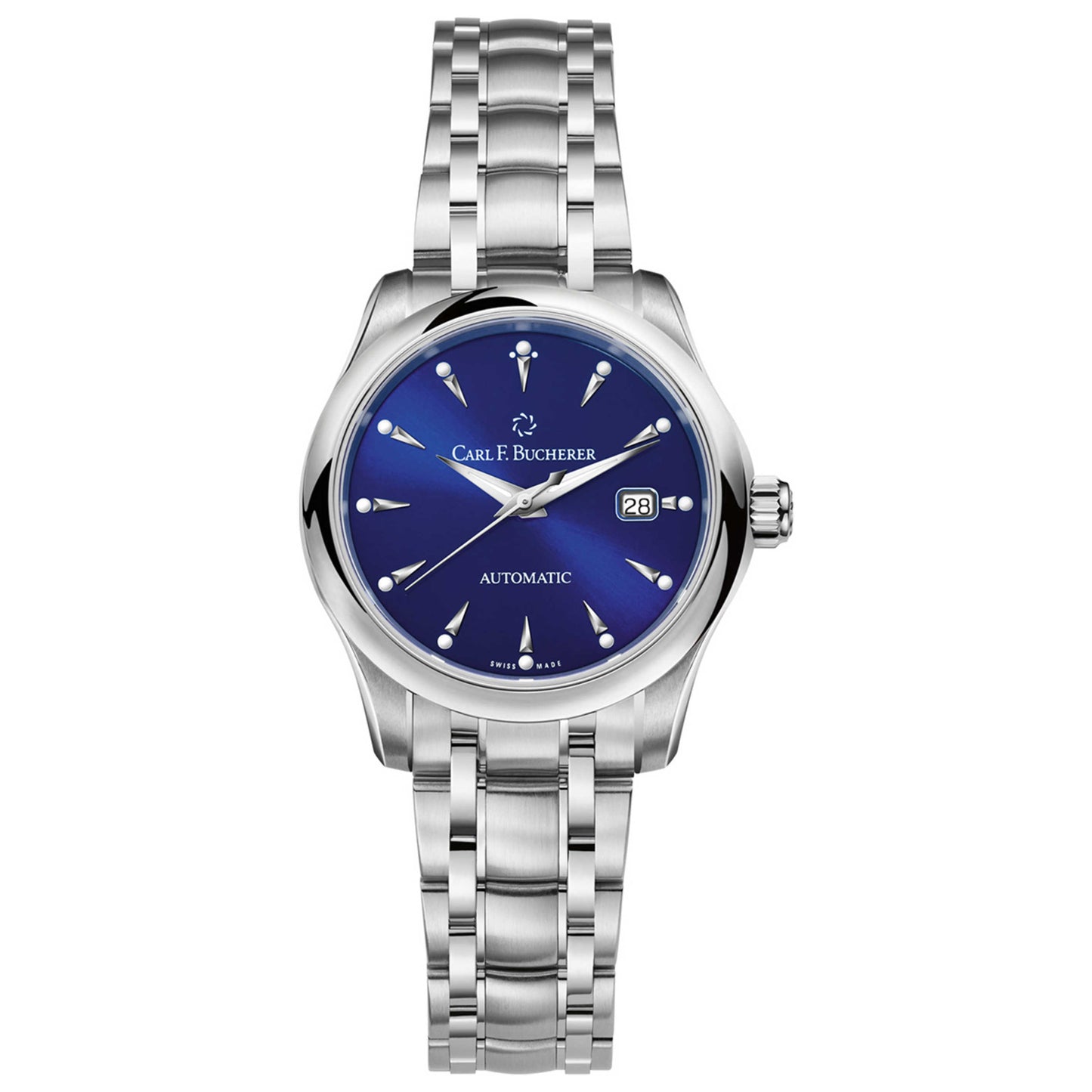 Front view of Carl F. Bucherer Manero Women's Automatic Watch 00.10911.08.53.21