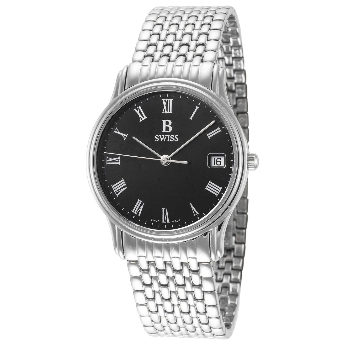 Front view of B Swiss Classic Men's Quartz Watch 00.50001.08.31.21