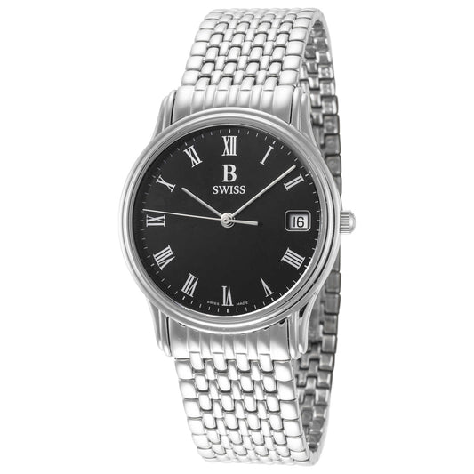 Front view of B Swiss Classic Men's Quartz Watch 00.50001.08.31.21