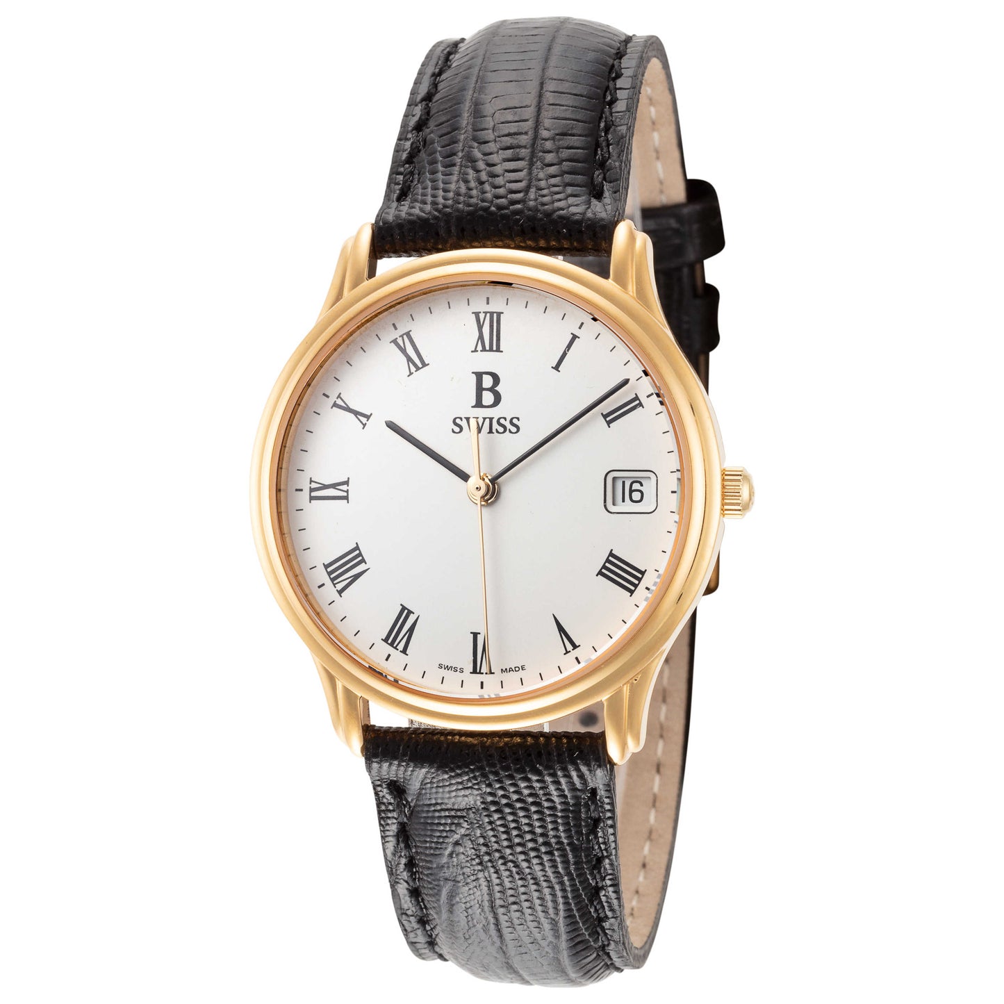 Front view of B Swiss Classic Men's Quartz Watch 00.50001.10.21.01