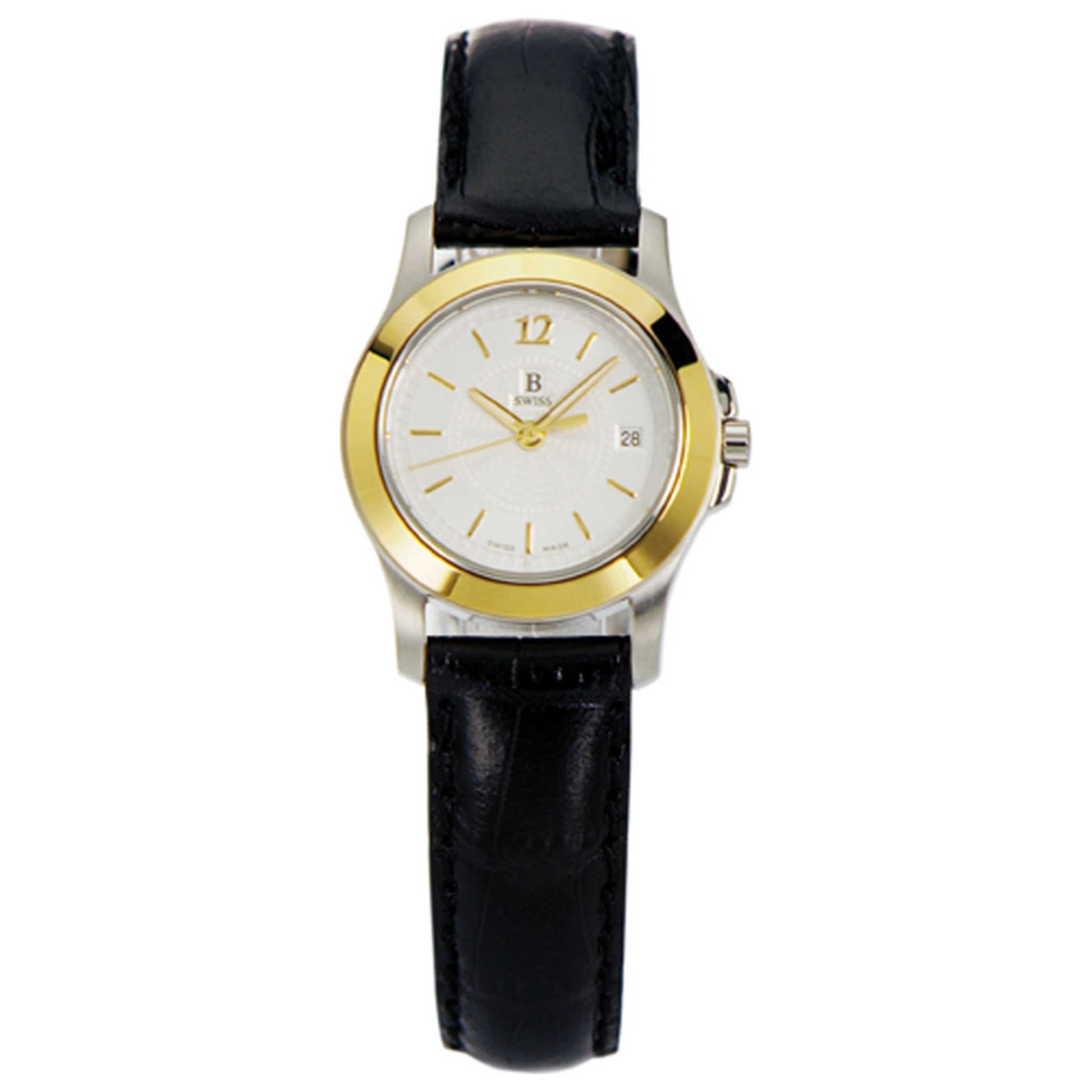 Front view of B Swiss Advantage Women's Quartz Watch 00.50102.34.16.01