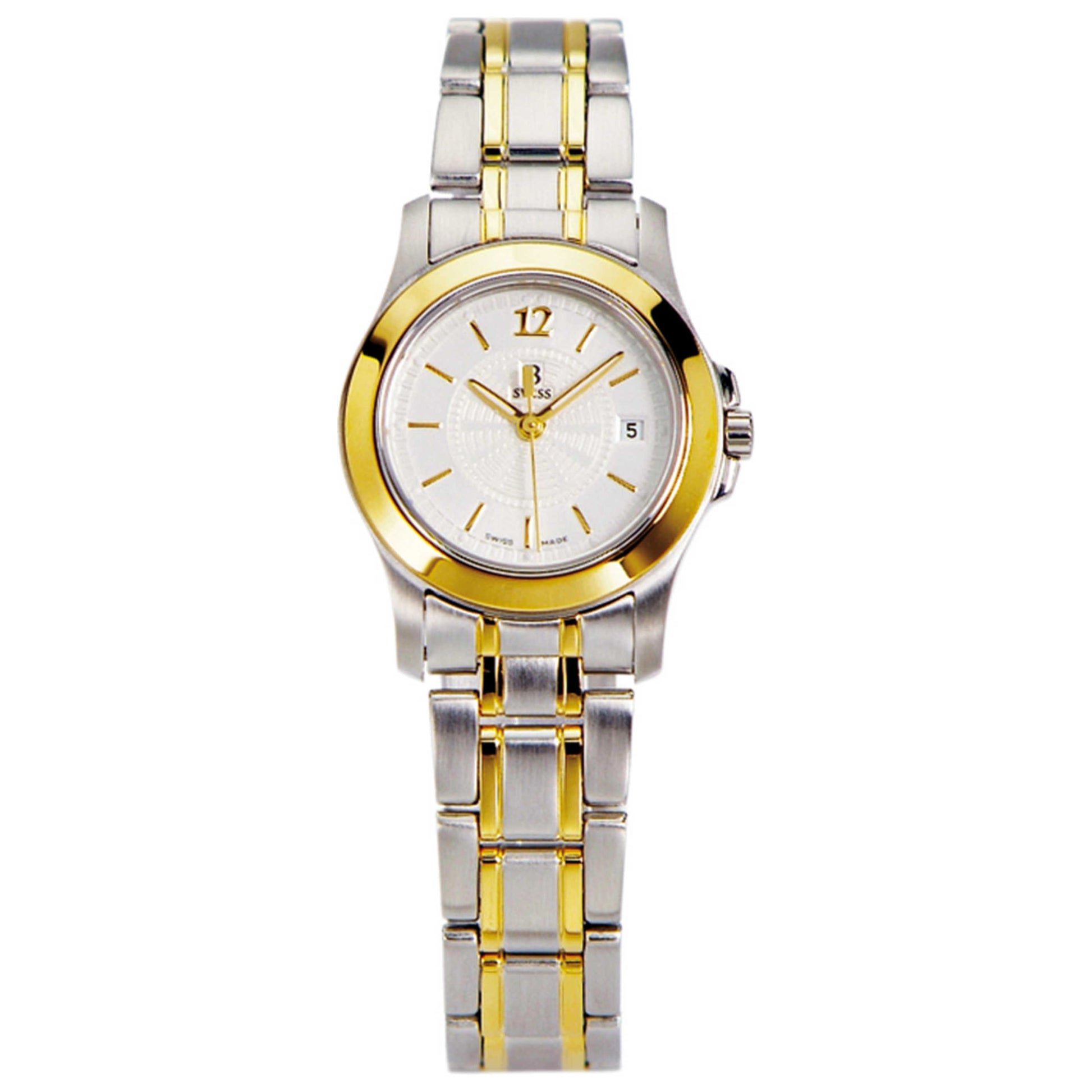 Front view of B Swiss Advantage Women's Quartz Watch 00.50102.34.16.21