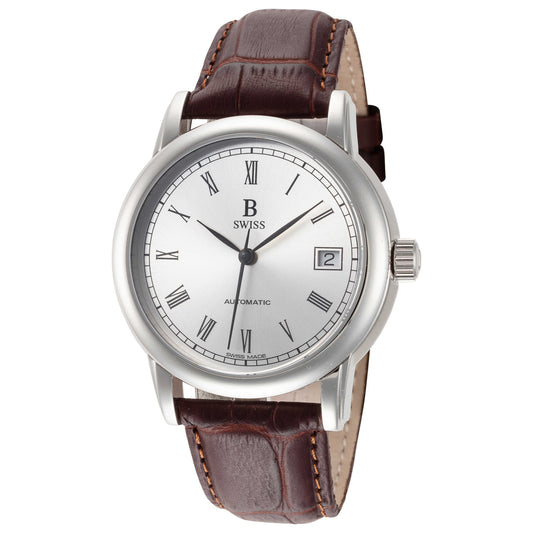 Front view of B Swiss Tradition III Men's Automatic Watch 00.50205.08.11.01