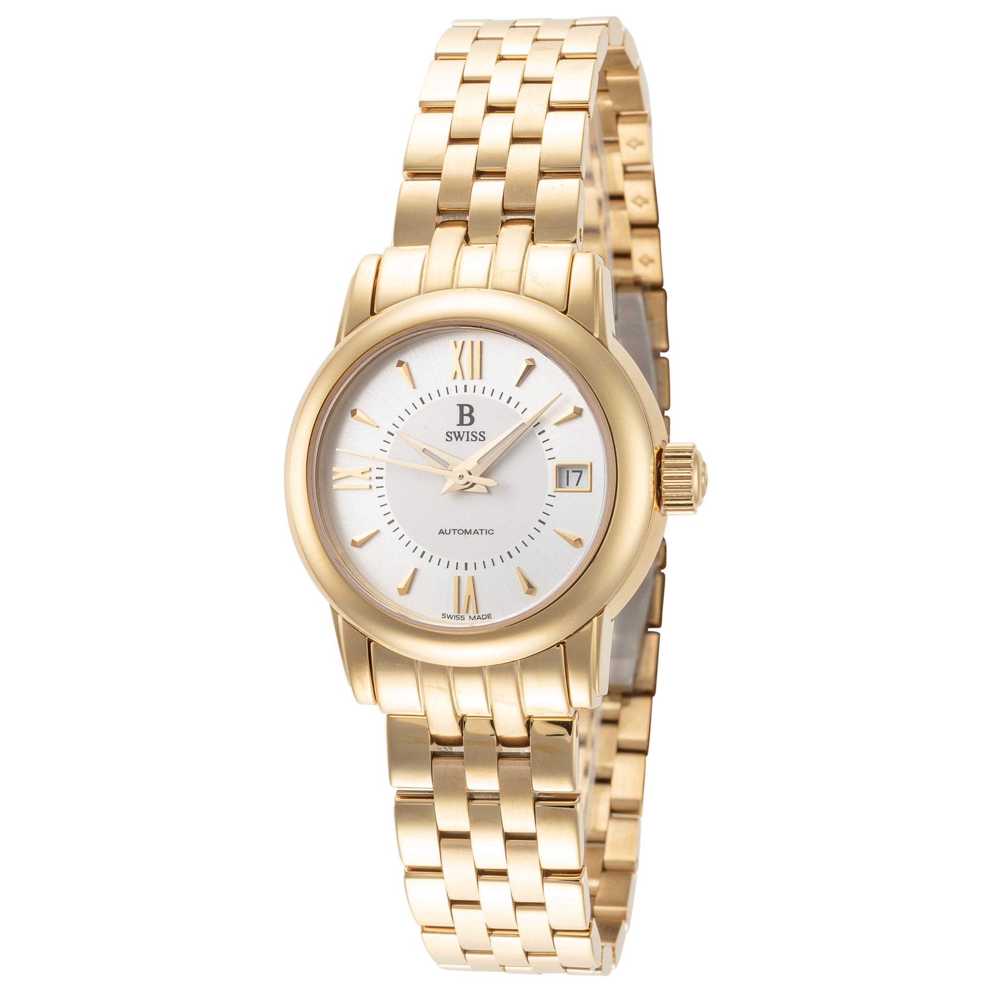Front view of B Swiss Tradition III Women's Automatic Watch 00.50206.10.15.21