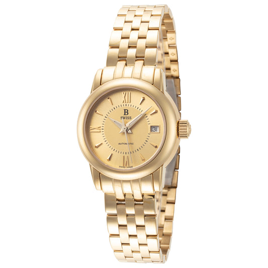 Front view of B Swiss Tradition III Women's Automatic Watch 00.50206.10.45.21