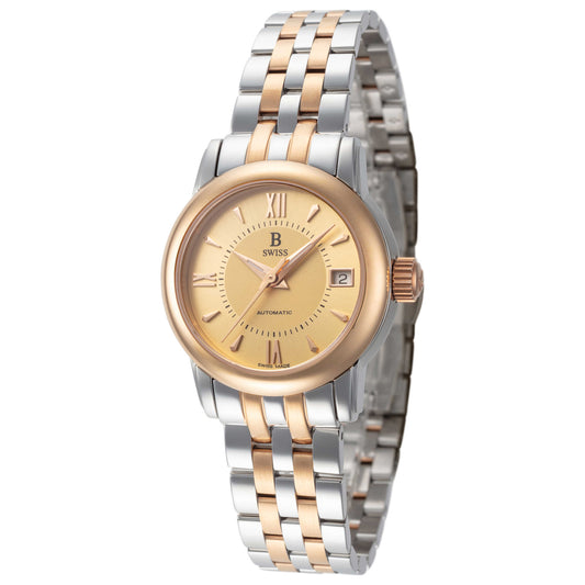 Front view of B Swiss Tradition III Women's Automatic Watch 00.50206.35.45.21