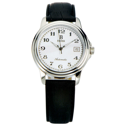 Front view of B Swiss Prestige Men's Automatic Watch 00.50501.08.22.01