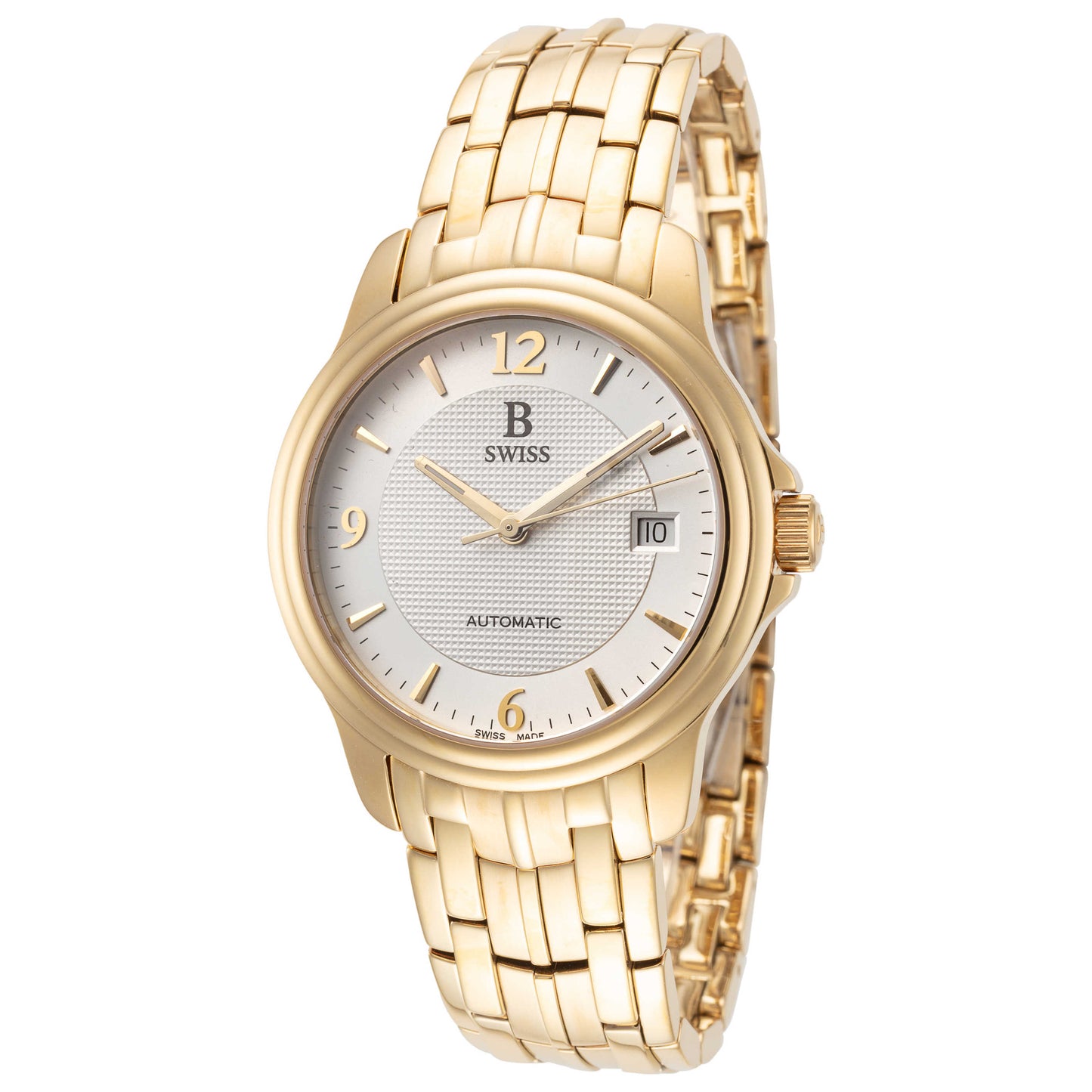 Front view of B Swiss Prestige Men's Automatic Watch 00.50501.10.16.21