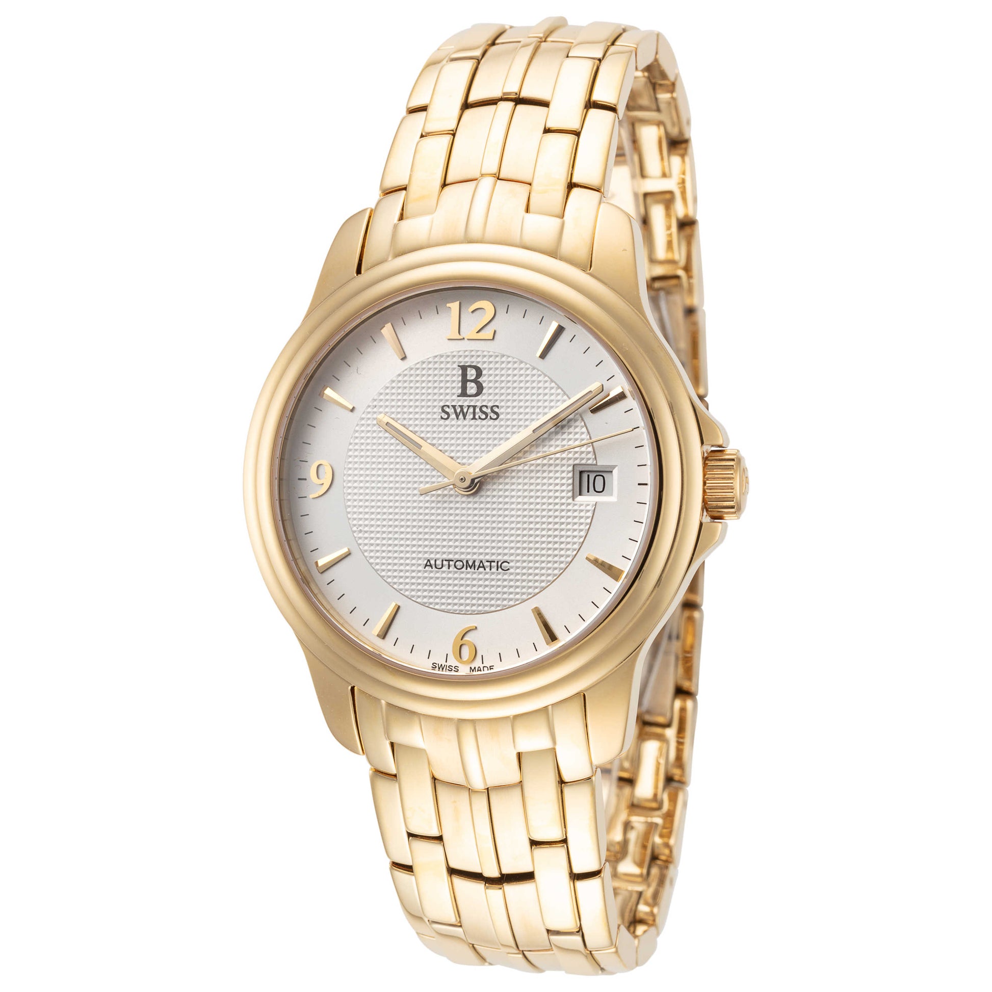 Front view of B Swiss Prestige Men's Automatic Watch 00.50501.10.16.21