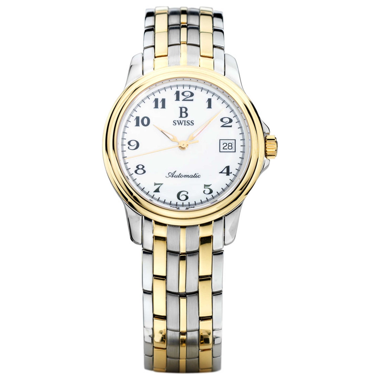 Front view of B Swiss Prestige Men's Automatic Watch 00.50501.34.22.21