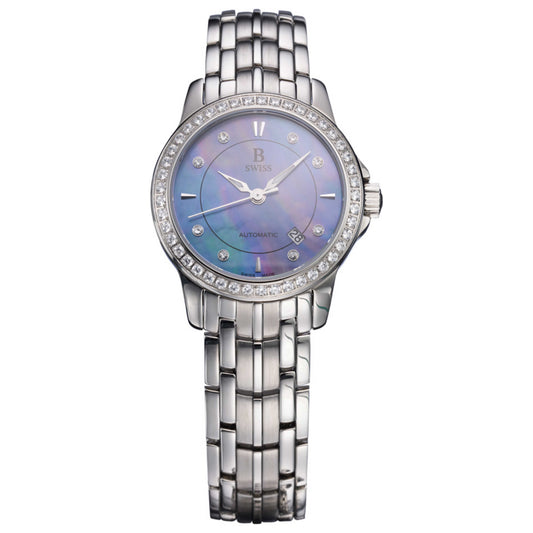 Front view of B Swiss Prestige Women's Automatic Watch 00.50502.08.87.31