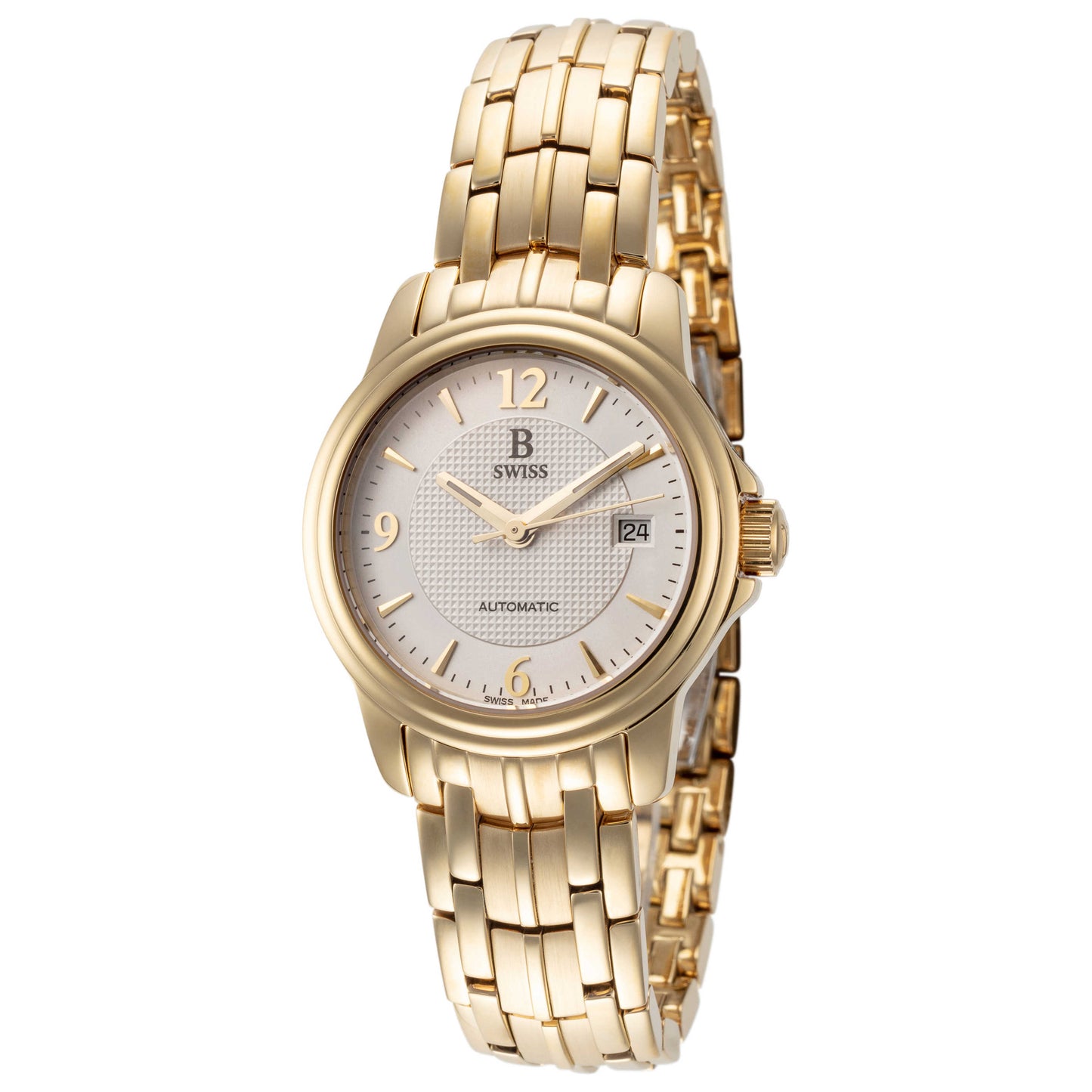 Front view of B Swiss Prestige Women's Automatic Watch 00.50502.10.16.21