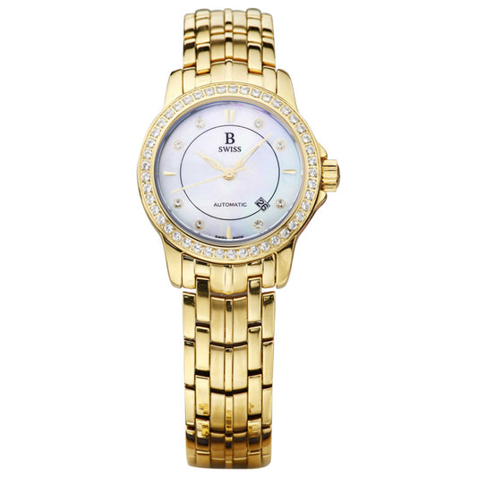 Front view of B Swiss Prestige Women's Automatic Watch 00.50502.10.77.31