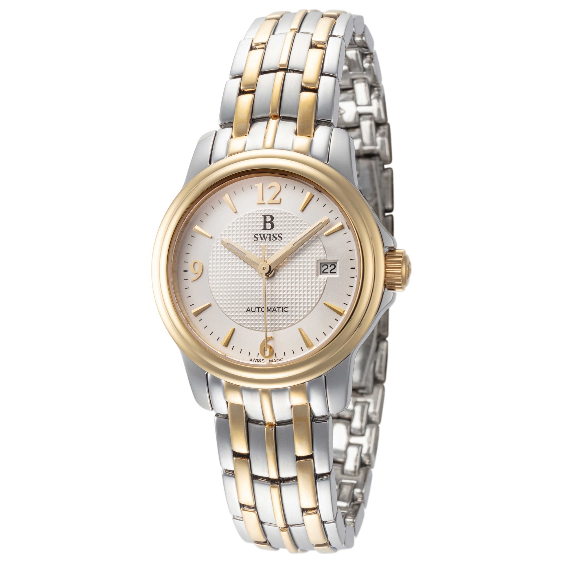 Front view of B Swiss Prestige Women's Automatic Watch 00.50502.34.16.21