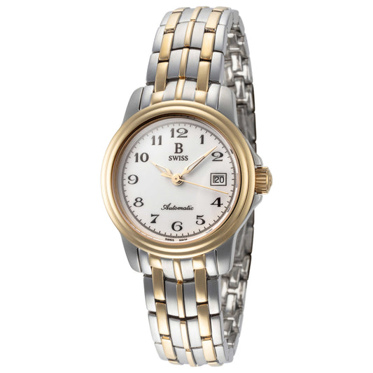 Front view of B Swiss Prestige Women's Automatic Watch 00.50502.34.22.21