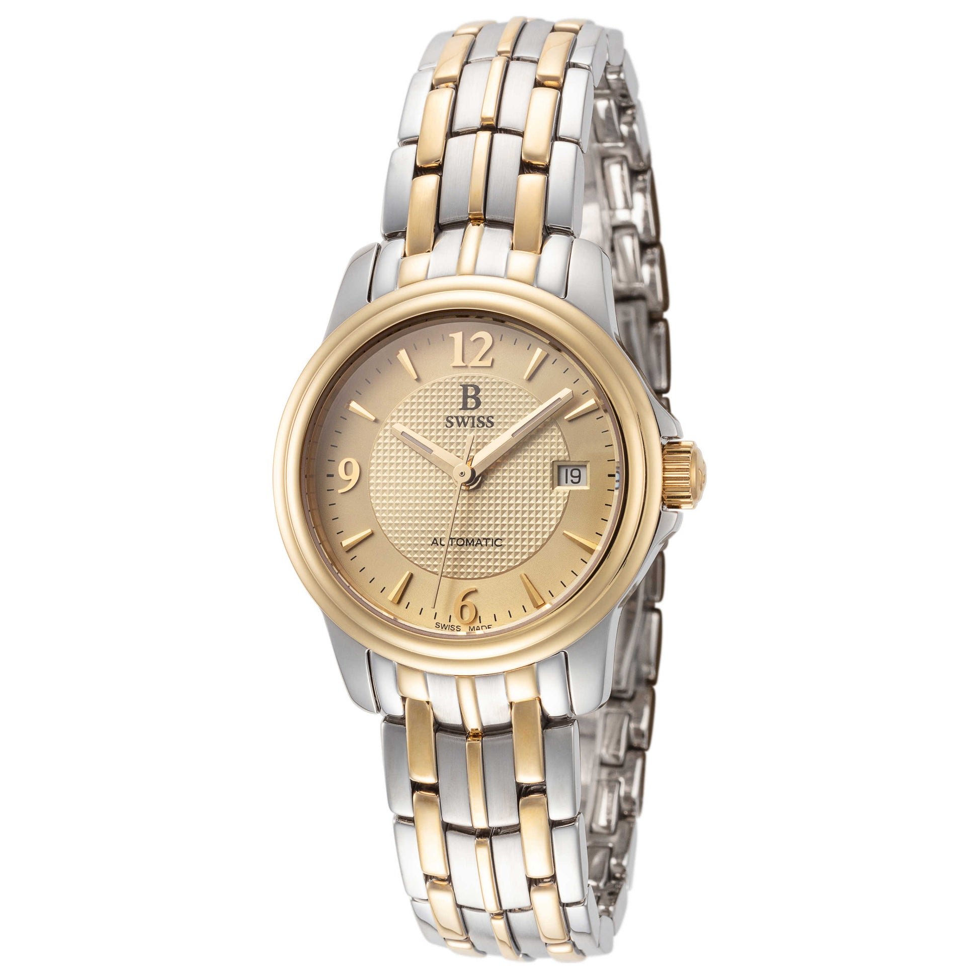 Front view of B Swiss Prestige Women's Automatic Watch 00.50502.34.46.21