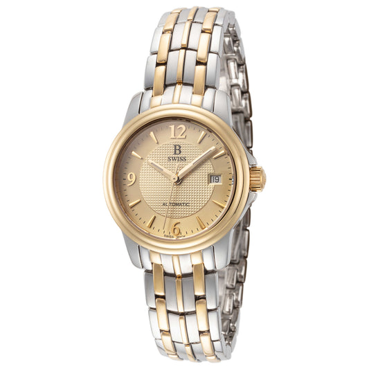 Front view of B Swiss Prestige Women's Automatic Watch 00.50502.34.46.21