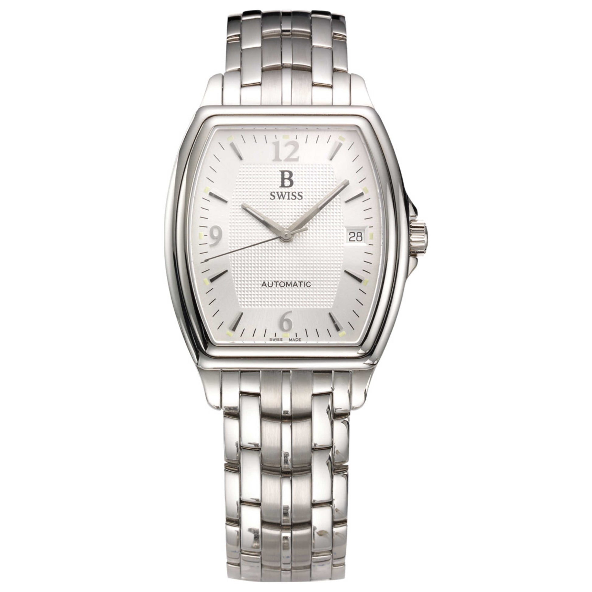 Front view of B Swiss Prestige Men's Automatic Watch 00.50505.08.16.21