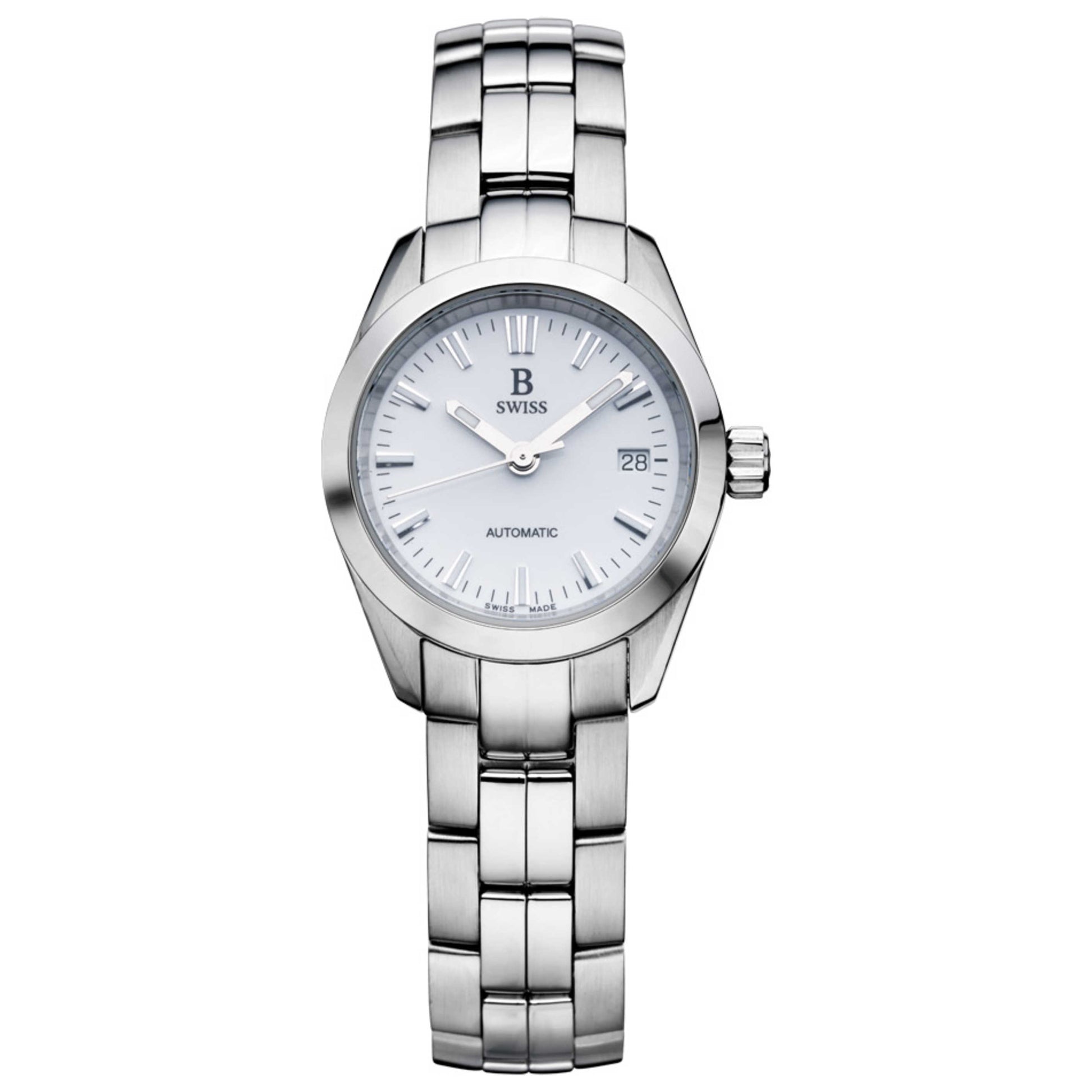 Front view of B Swiss Crossover Women's Automatic Watch 00.51007.08.23.21