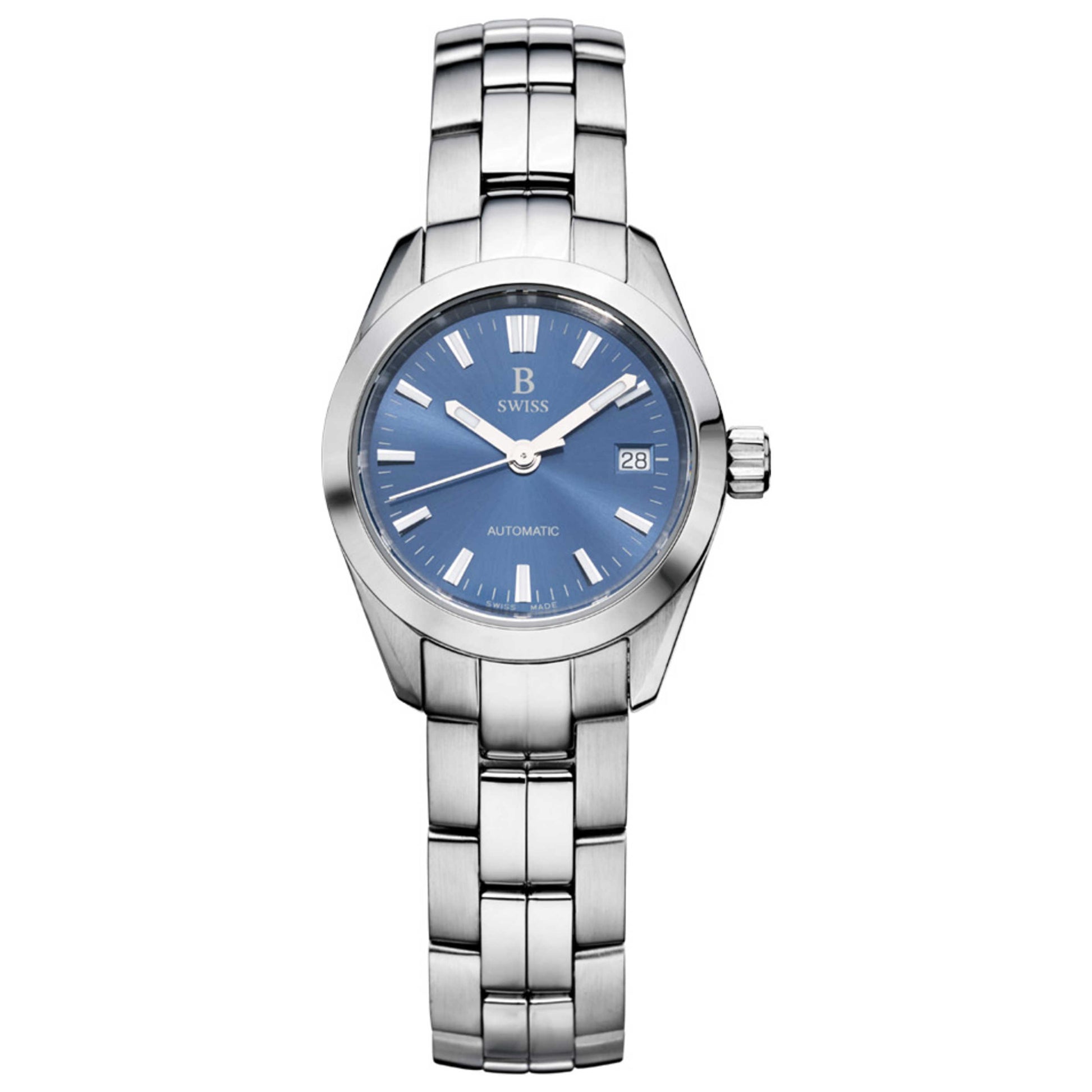 Front view of B Swiss Crossover Women's Automatic Watch 00.51007.08.53.21