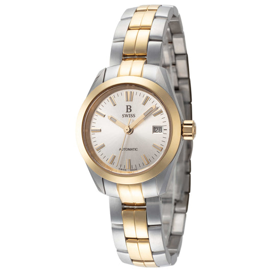 Front view of B Swiss Crossover Women's Automatic Watch 00.51007.34.13.21