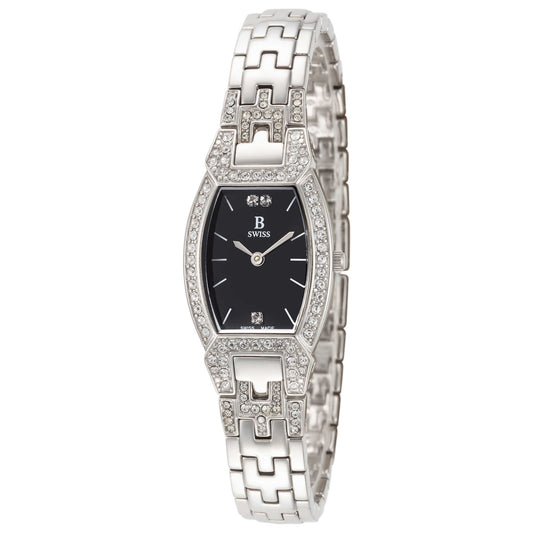 Front view of B Swiss Dress Women's Quartz Watch 00.90010.08.39.31