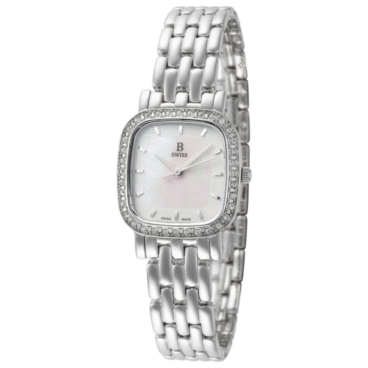 Front view of B Swiss Dress Women's Quartz Watch 00.90012.08.73.31