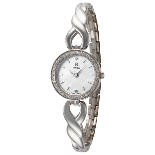 Front view of B Swiss Dress Women's Quartz Watch 00.90014.08.79.31