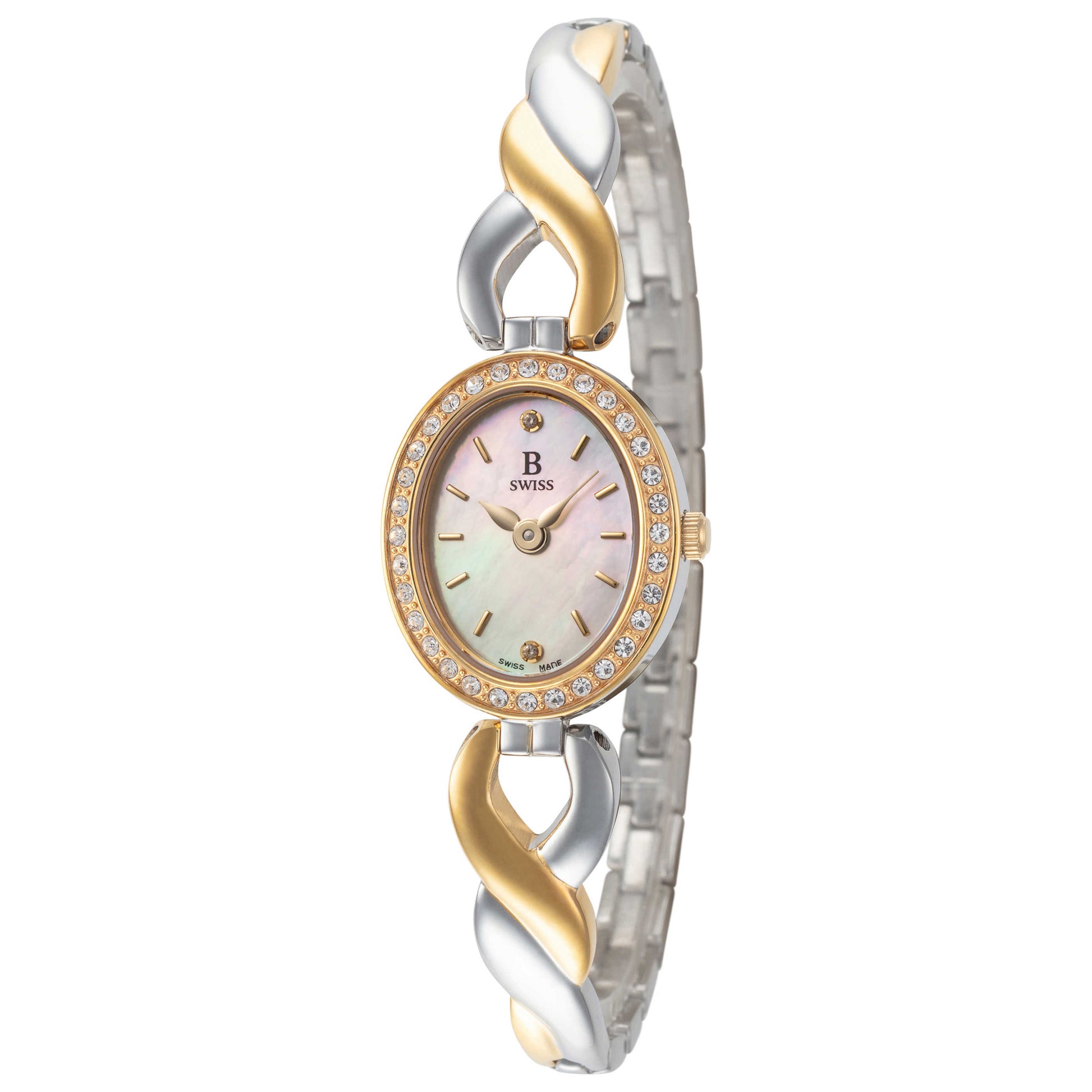 Front view of B Swiss Dress Women's Quartz Watch 00.90016.34.79.31