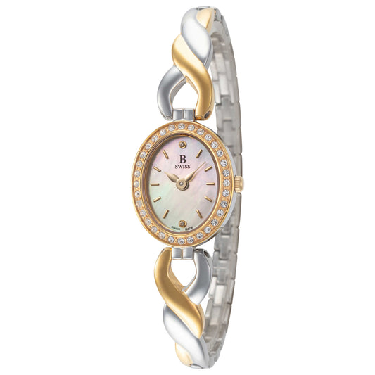 Front view of B Swiss Dress Women's Quartz Watch 00.90016.34.79.31