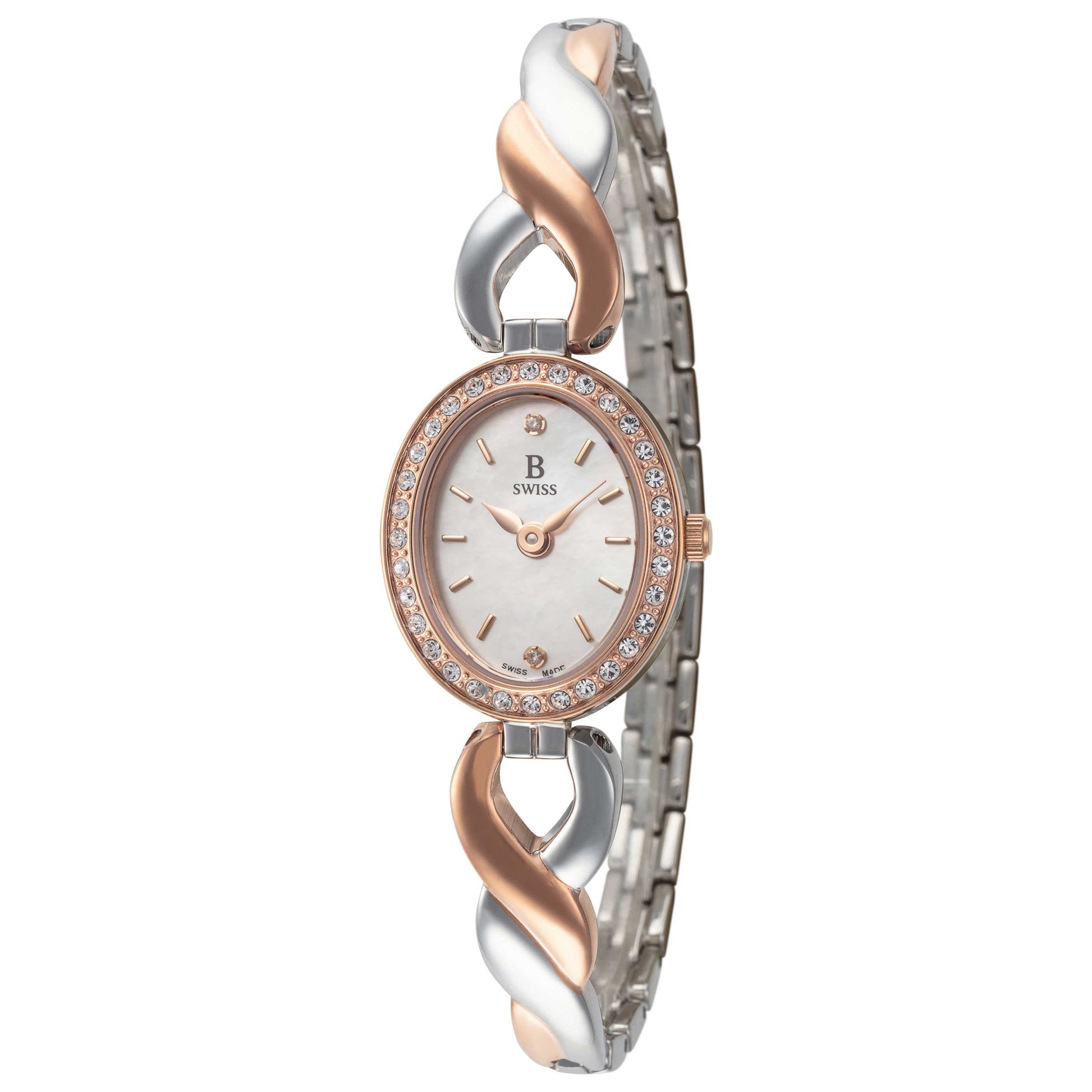 Front view of B Swiss Dress Women's Quartz Watch 00.90016.35.79.31