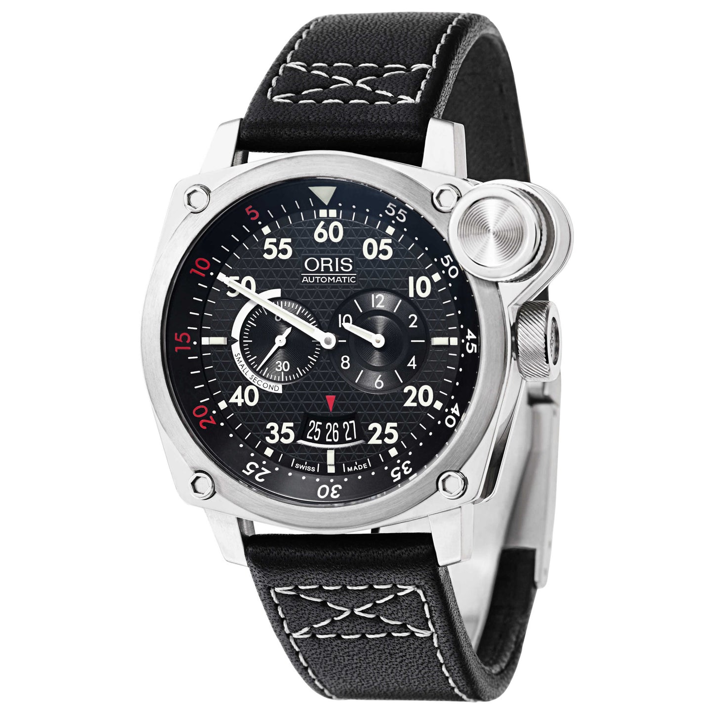 Front view of Oris BC4 Men's Automatic Watch 01-649-76324164SETLS