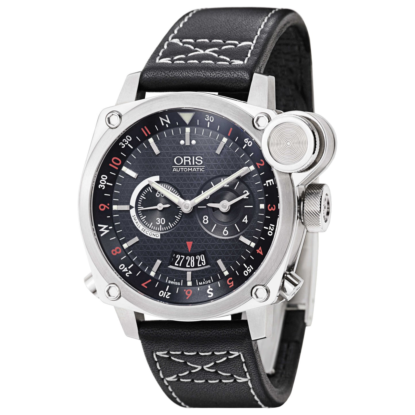 Front view of Oris BC4 Men's Automatic Watch 01-690-76154154SETLS