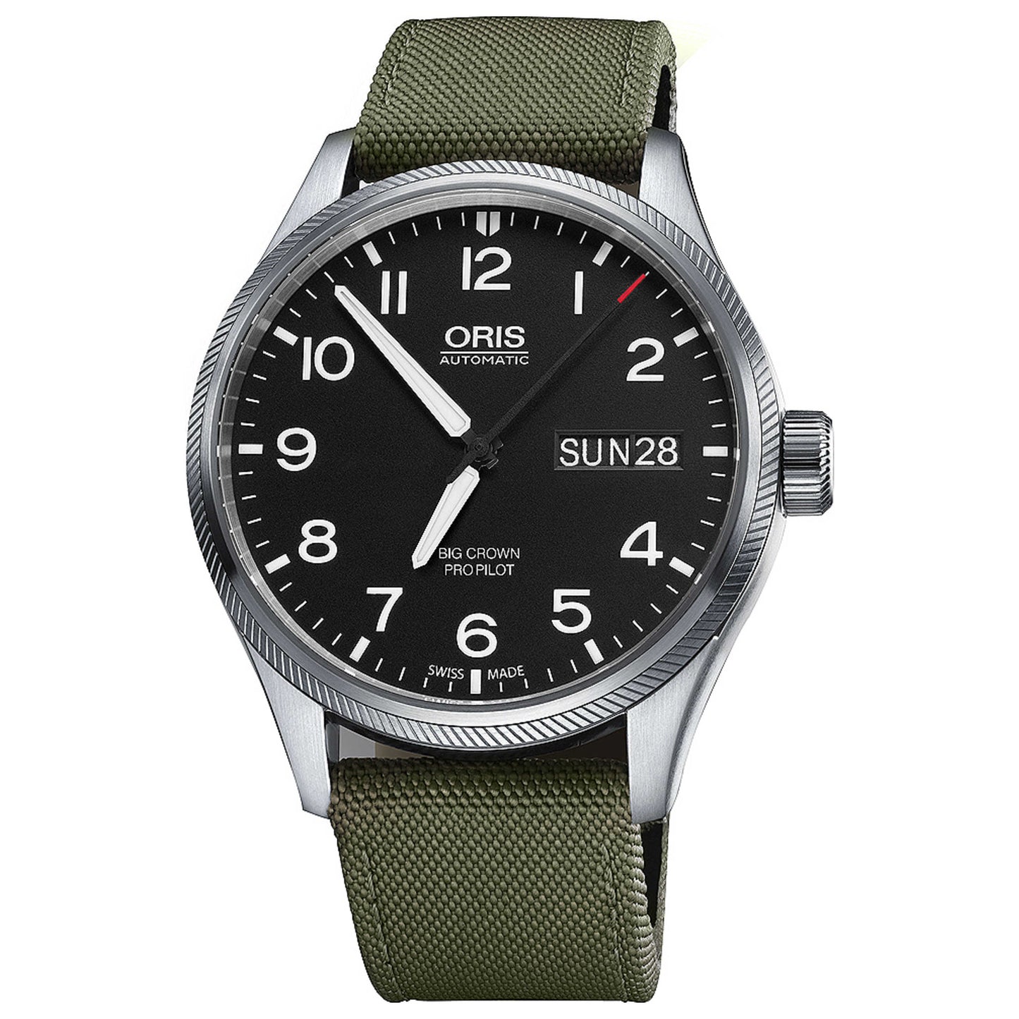 Front view of Oris Big Crown ProPilot Men's Automatic Watch 01-752-7698-4164-07-5-22-14FC