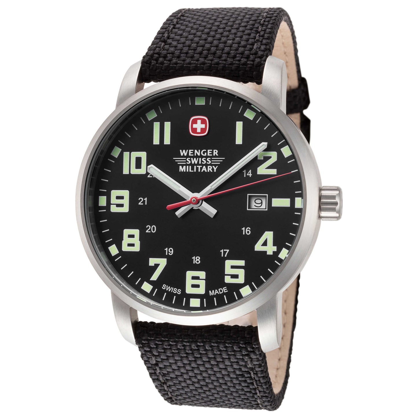 Front view of Wenger Avenue Sport Men's Quartz Watch 01.9041.220S