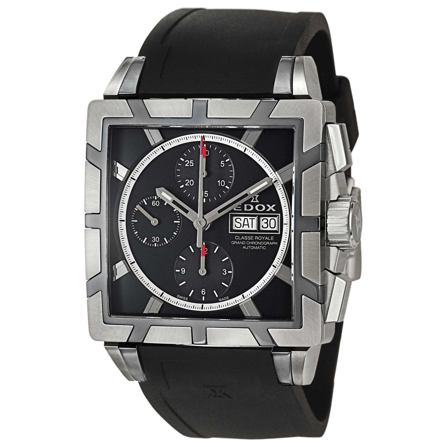 Front view of Edox Classe Royale Men's Automatic Watch 01108-3PB-NIN