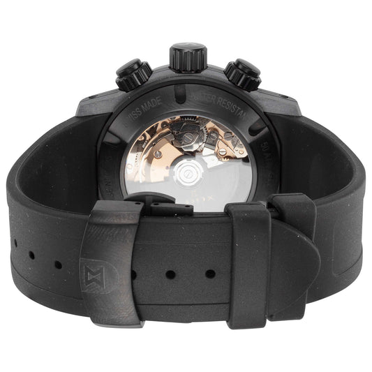 Back view of Edox CO-1 Men's Automatic Watch 01125-CCN-GNO