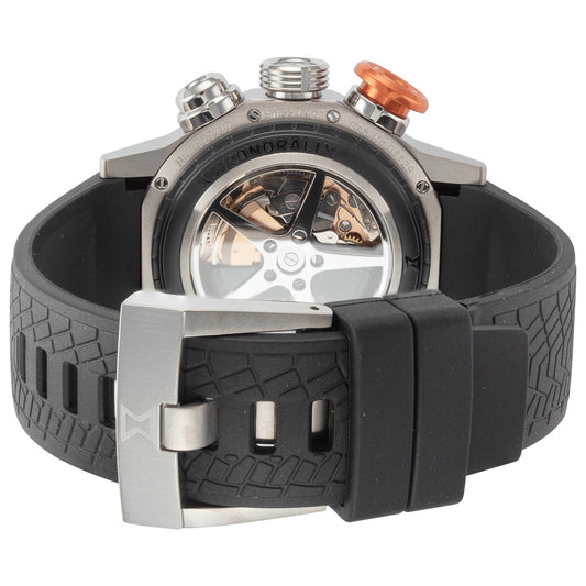 Back view of Edox Chronorally Men's Automatic Watch 01129-TOCA-BUGO