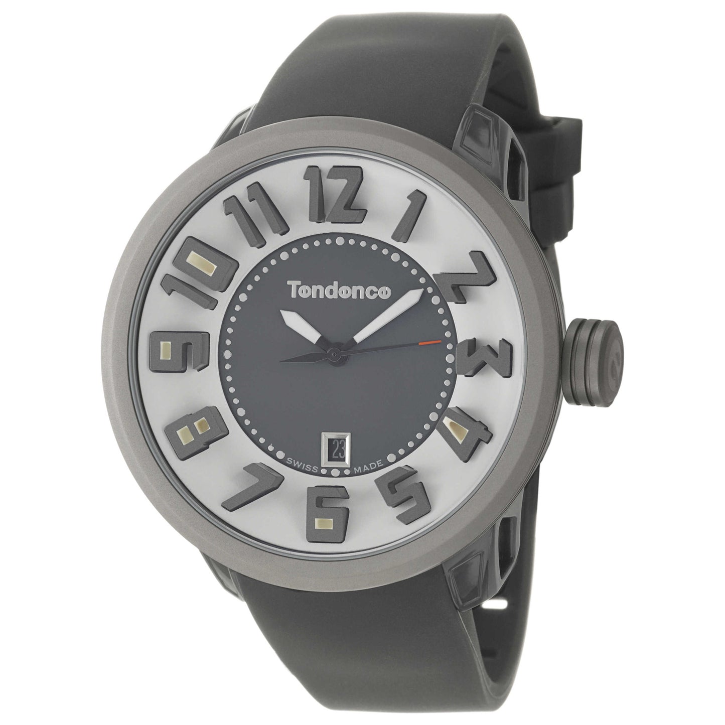Front view of Tendence Gulliver Titanium Men's Swiss Quartz (Battery-Powered) Watch 02035011