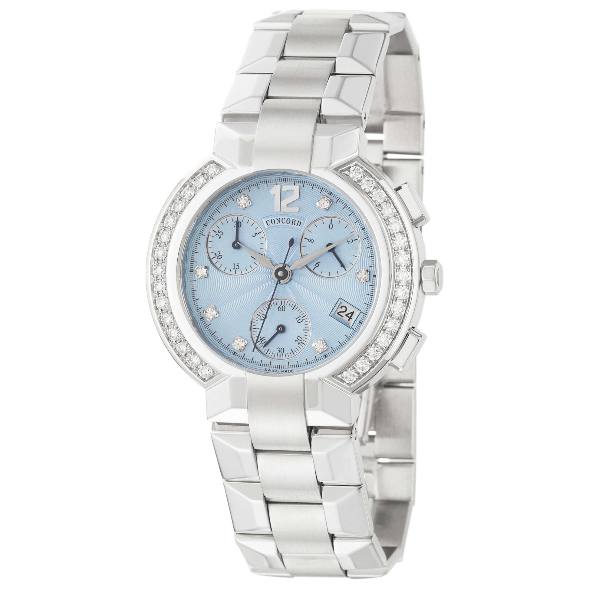 Front view of Concord La Scala Men's Swiss Quartz (Battery-Powered) Watch 0310345