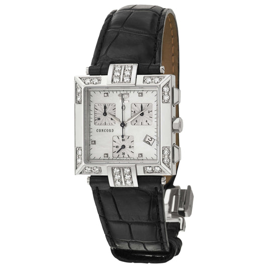 Front view of Concord La Scala Men's Swiss Quartz (Battery-Powered) Watch 0310361
