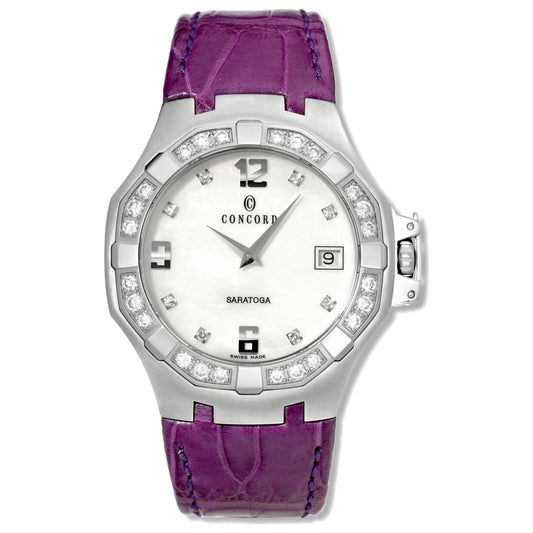 Front view of Concord Saratoga Women's Swiss Quartz (Battery-Powered) Watch 0310605