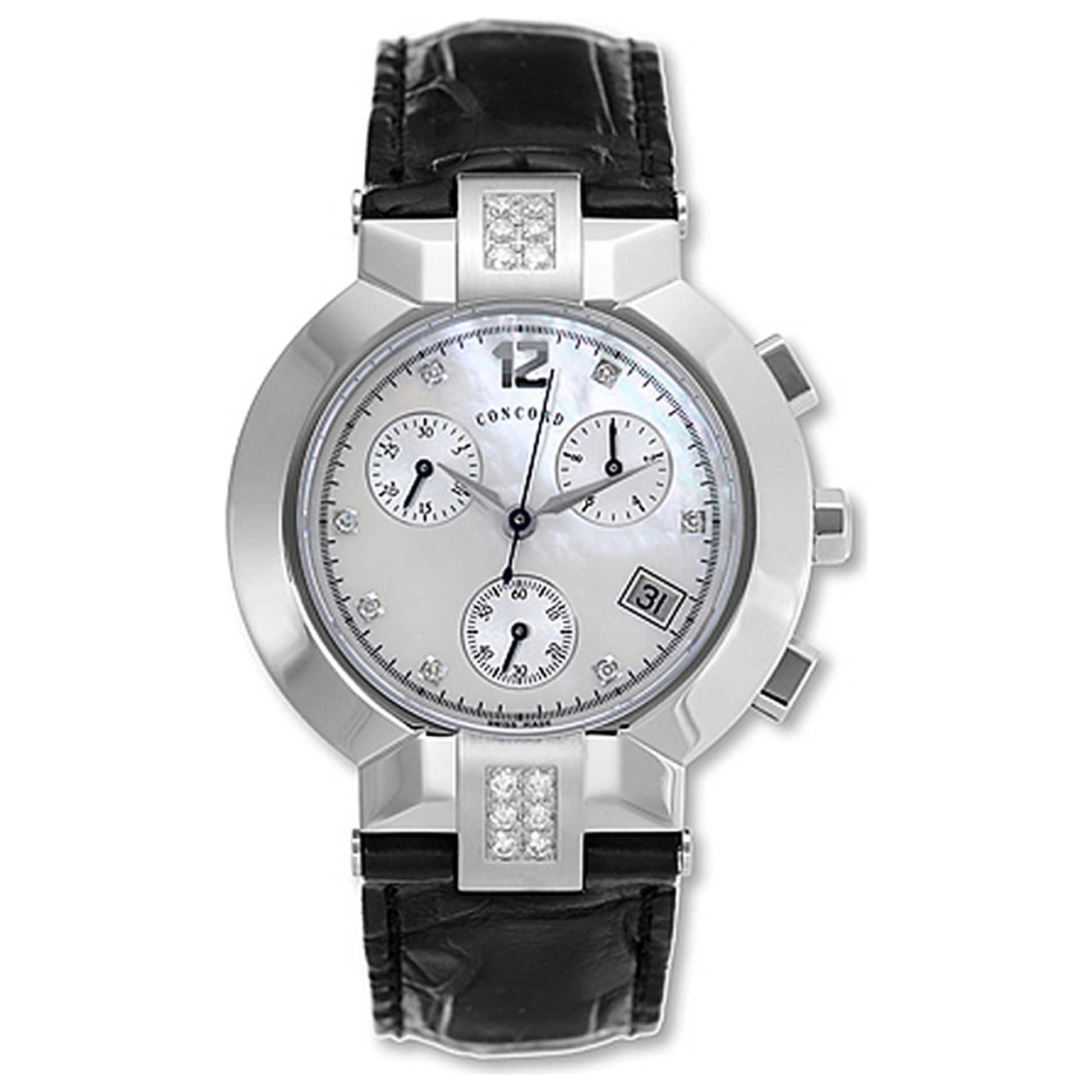 Front view of Concord La Scala Women's Swiss Quartz (Battery-Powered) Watch 0310615