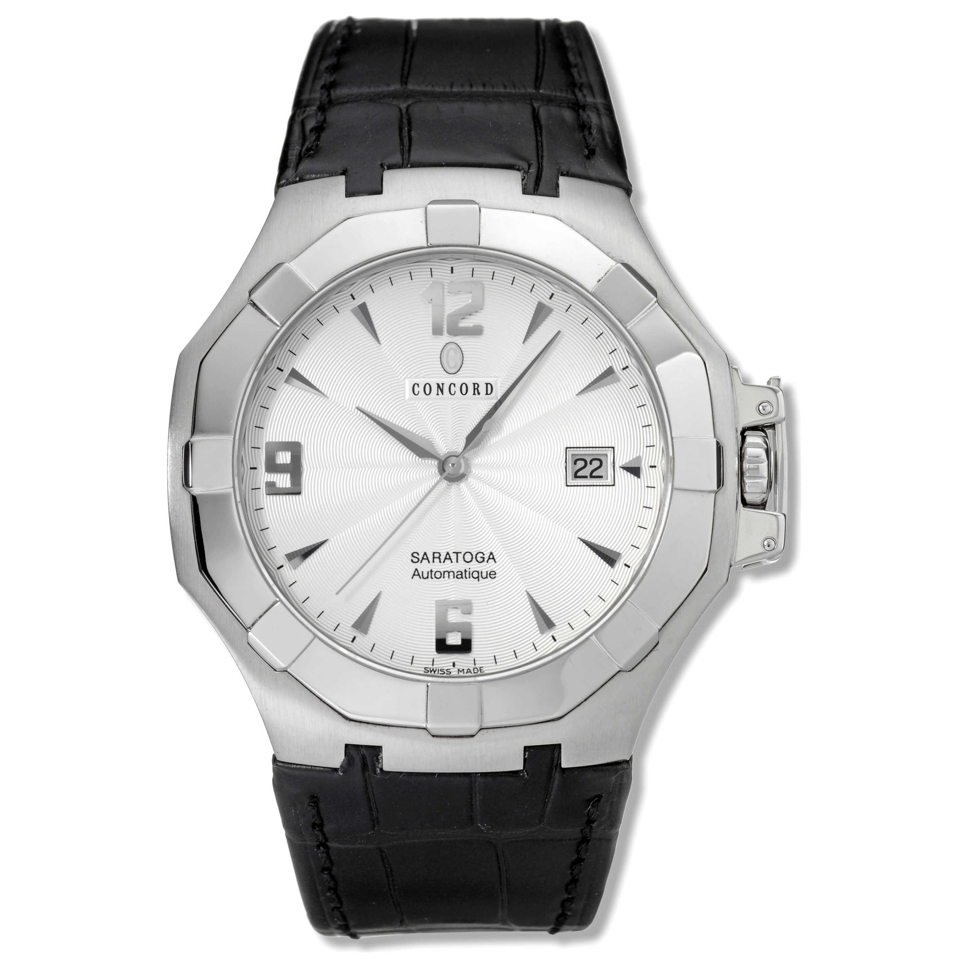 Front view of Concord Saratoga Men's Automatic Watch 0310833