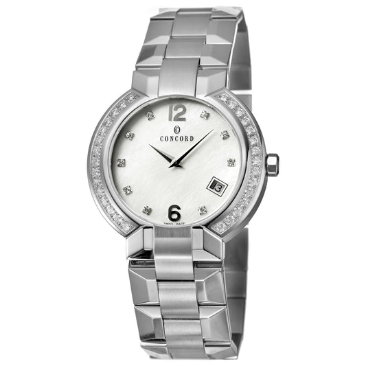 Front view of Concord La Scala Men's Swiss Quartz (Battery-Powered) Watch 0310915