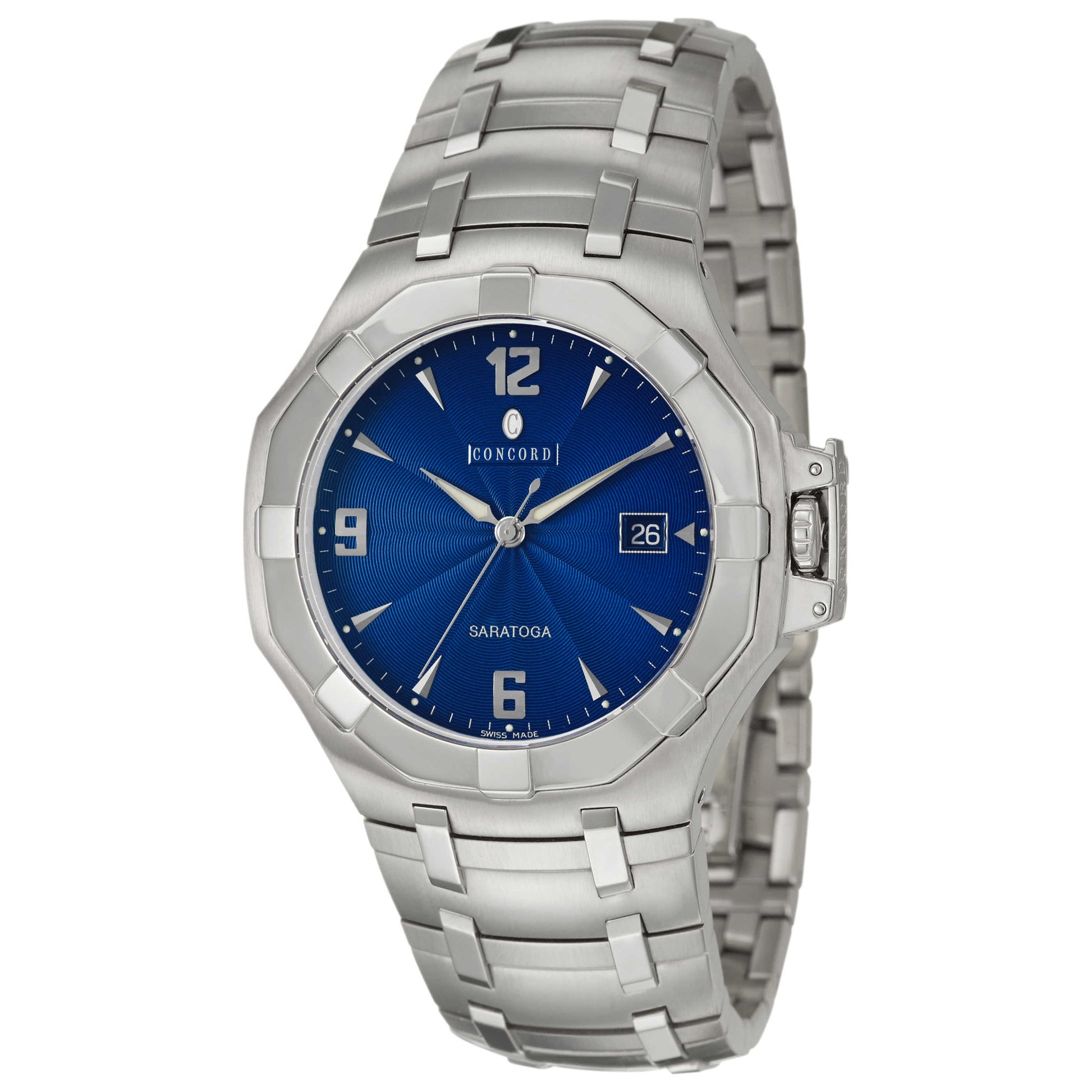 Front view of Concord Saratoga Men's Swiss Quartz (Battery-Powered) Watch 0311137
