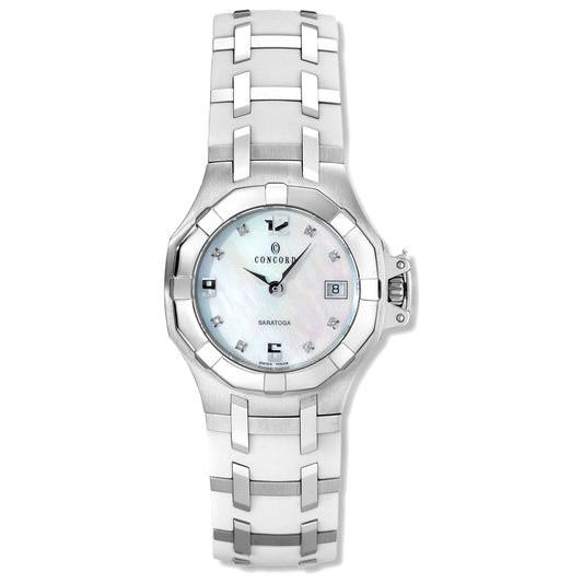 Front view of Concord Saratoga Women's Swiss Quartz (Battery-Powered) Watch 0311175